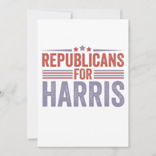 Republikaner für Harris-Wahlen 2024 Einladung