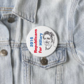 Republikaner für Hillary Button (Beispiel)