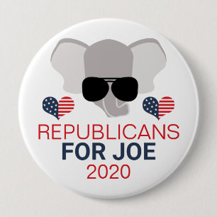 Republikaner für Joe 2020 Elephant Button