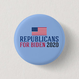 Republikaner für Joe Biden 2020 Button