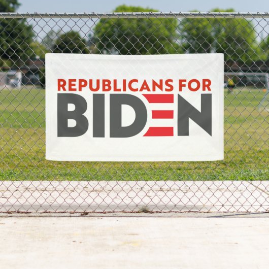 Republikaner für Joe Biden Präsident Banner (Insitu)