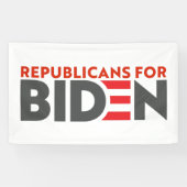 Republikaner für Joe Biden Präsident Banner (Horizontal)