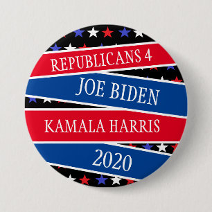 Republikaner für Joe Biden und Kamala Harris 2020 Button