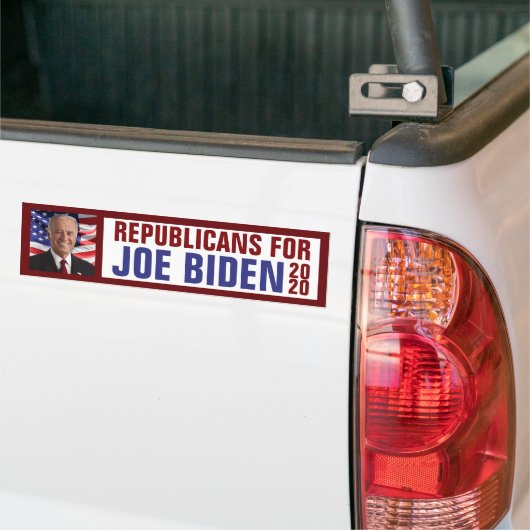 Republikaner für Joe Biden US-Präsident Foto 2020 Autoaufkleber (Auf Lkw)