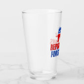 Republikaner für Kamala Harris Elephant Glas (Rechts)