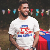 Republikaner für Kamala Harris Elephant T-Shirt