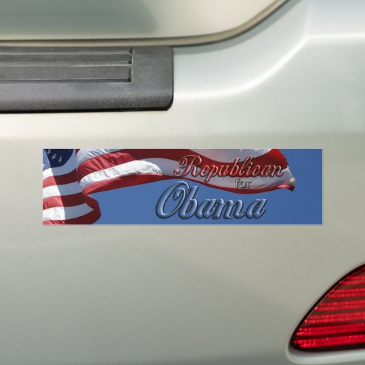 Republikaner für Obama Autoaufkleber (Auf Auto)