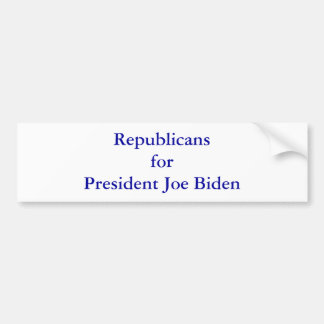 Republikaner für Präsidenten Joe Biden Autoaufkleber