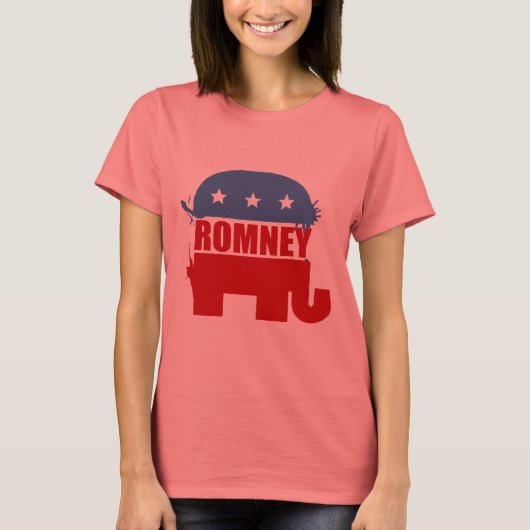Republikaner für Romney T-Shirt (Vorderseite)