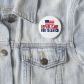 Republikaner für Talarico 2026 Wahl Button (Beispiel)