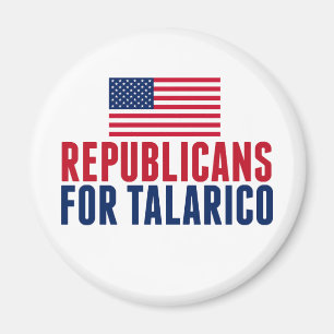 Republikaner für Talarico 2026 Wahl Magnet