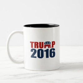 REPUBLIKANER FÜR TRUMPF 2016 ZWEIFARBIGE TASSE