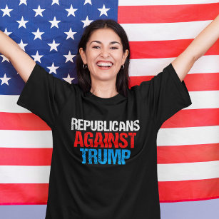 Republikaner gegen Donald Trump kühne T-Shirt