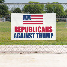 Republikaner gegen Trump - amerikanische Flagge