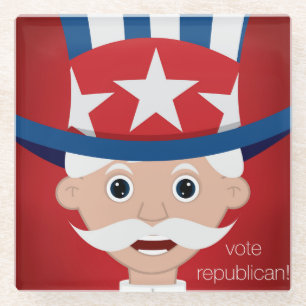 Republikaner Glasuntersetzer