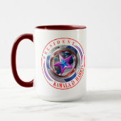 Republikaner Harris-Walz Medallion-Tasse mit zwei Tasse (Links)