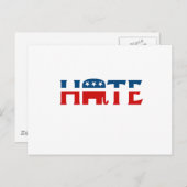 Republikaner Hate Postkarte (Vorne/Hinten)