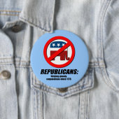 Republikaner - helfende Greedy Corporations Button (Beispiel)