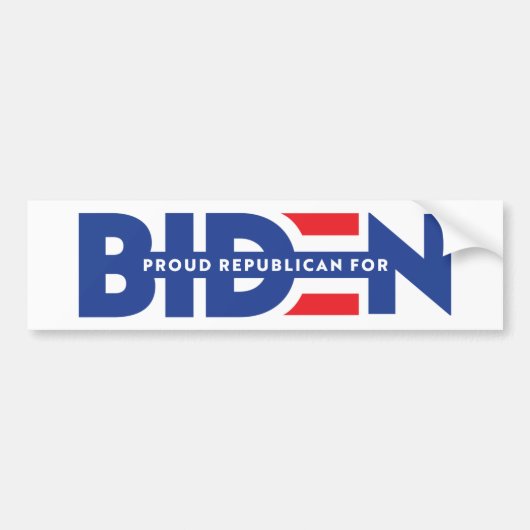 Republikaner Joe Biden Autoaufkleber (Vorne)