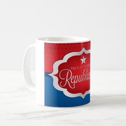 Republikaner Kaffeetasse (Vorderseite Links)