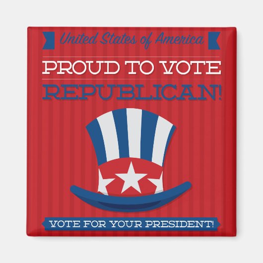 Republikaner Magnet (Vorne)