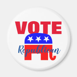 Republikaner mit Patriotic Elephant abstimmen Magnet