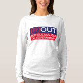 Republikaner raus T-Shirt (Vorderseite)
