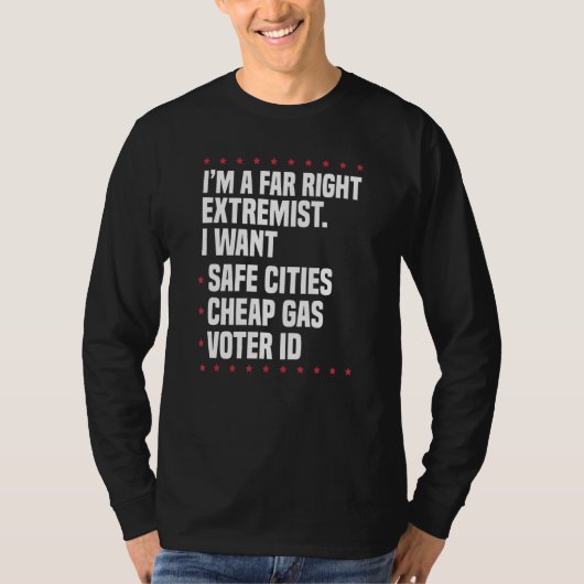 Republikaner rechtsextremer Parodie pro Amerikaner T-Shirt (Vorderseite)