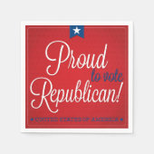 Republikaner Serviette (Vorderseite)