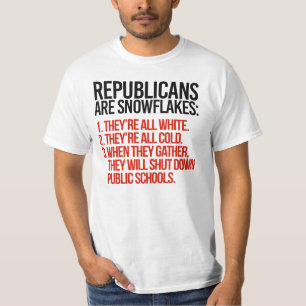 Republikaner sind Schneeflocken T-Shirt