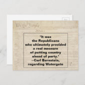 Republikaner überlassen Party Land über Trump Einladungspostkarte (Vorne/Hinten)