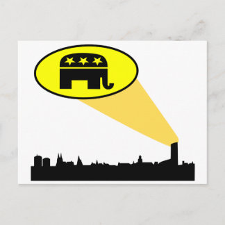 Republikaner und Trump, das Ihr Land braucht Sie Postkarte
