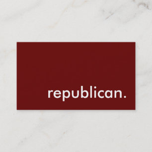 Republikaner. Visitenkarte