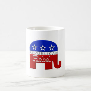Republikanisch-Elefant Kaffeetasse
