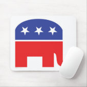 Republikanisch-Elefant Mousepad (Mit Mouse)