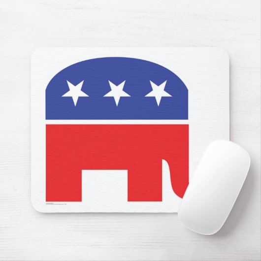 Republikanisch-Elefant Mousepad (Mit Mouse)