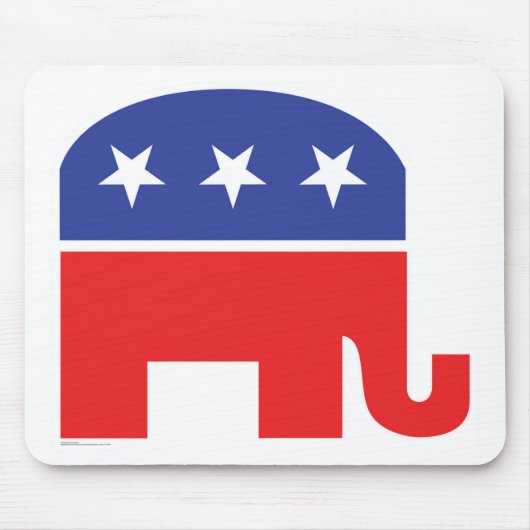 Republikanisch-Elefant Mousepad (Vorne)
