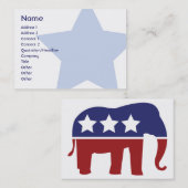 Republikanisch - mollig visitenkarte (Vorne/Hinten)