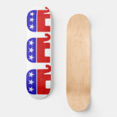 REPUBLIKANISCH SKATEBOARD (Vorderseite)
