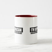 REPUBLIKANISCH - WEIL ALLE WIR SIND AUF WOHLFAHRT ZWEIFARBIGE TASSE (Mittel)