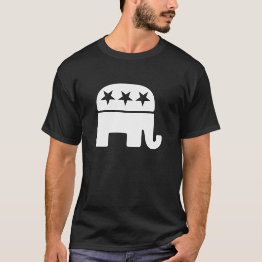 Republikanische Elefant-T-Shirts T-Shirt (Vorderseite)