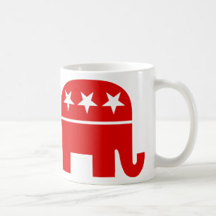 Republikanische Elefant-Tasse Kaffeetasse