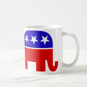 Republikanische Elefant-Tasse Kaffeetasse