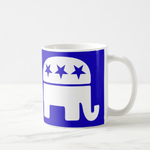 Republikanische Elefant-Tasse Kaffeetasse