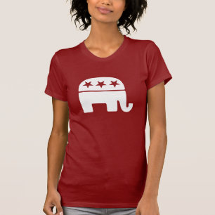 Republikanische Elefanten-Shirts T-Shirt
