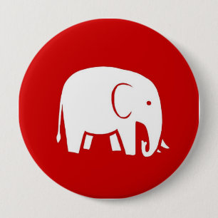 Republikanische Frauen für Hillary-Logo-Knopf Button
