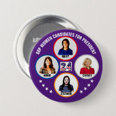 Republikanische Frauen für Präsident 2024 Button (Vorne & Hinten)