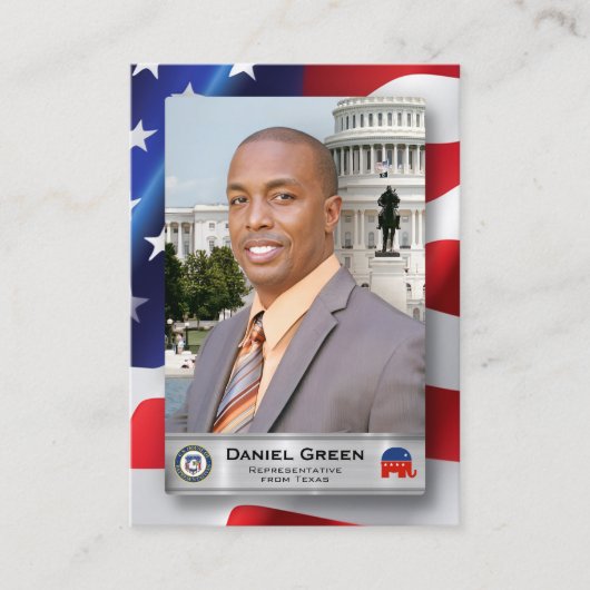 Republikanische Handelskarten des Kongresses der V Telefonnummerkarte (Vorderseite)