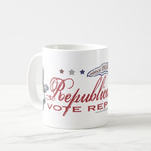 Republikanische Klassen-Tasse Kaffeetasse (Vorderseite Links)