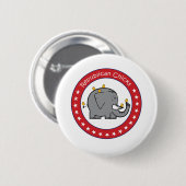 Republikanische Küken Button (Vorne & Hinten)